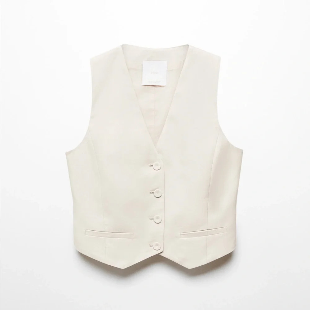 Mango Alicante Waistcoat NWT - Picture 6 of 10